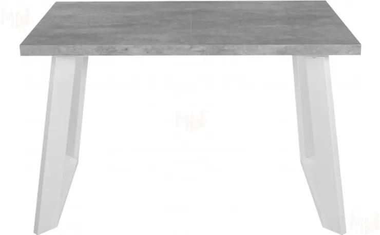 Стол раскладной Райт Лофт 120 Бетон/Белый