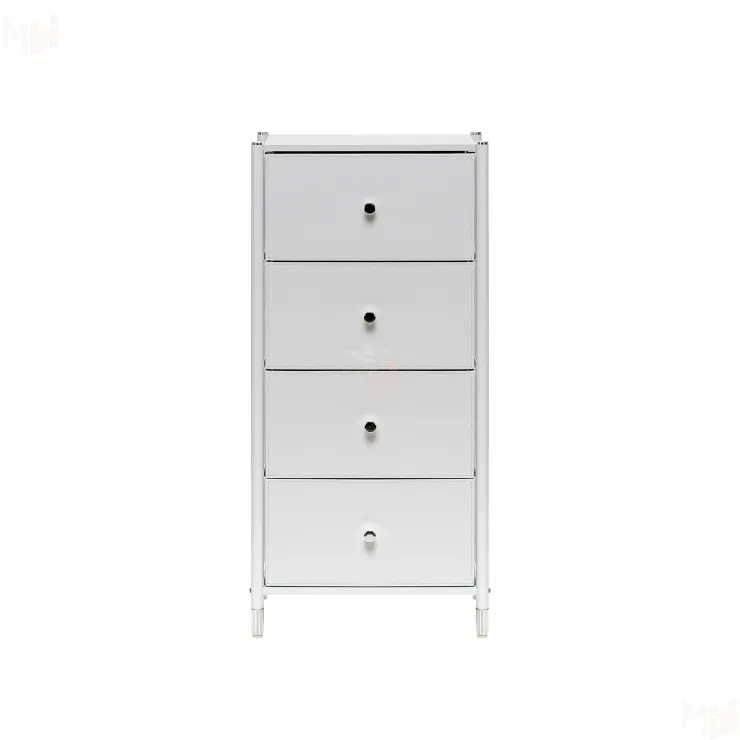 Комод Leset Нирита/Хайди, 4 ящика, Белый (Белый/Белый)