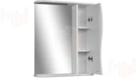 Зеркало-шкаф Волна 55 см правый