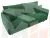 Диван прямой Лига-064 НПБ ( SEVEN 626 зеленый )