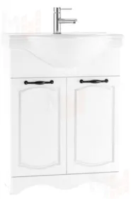 Тумба под умывальник "Классика 65" RICH белое дерево Домино