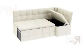 Кухонный диван Домино со спальным местом (кашемир крем)