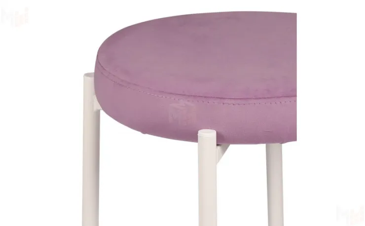 Табурет Кен Confetti lilac/белый 