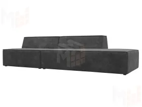 Диван прямой модульный Монс Модерн правый ( BRUT 16 темно-серый )
