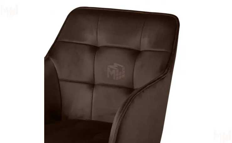 Кресло поворотное Мони Confetti coffee/белый