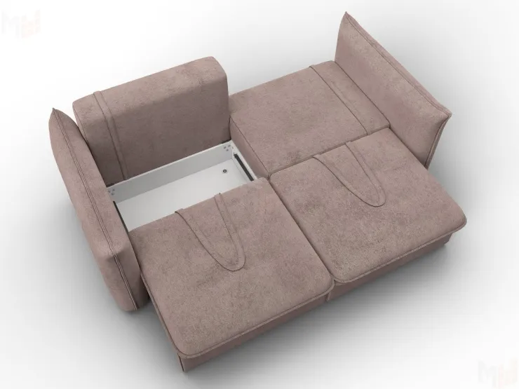 Диван прямой Лига-100 НПБ ( TOWER 05 бежевый )