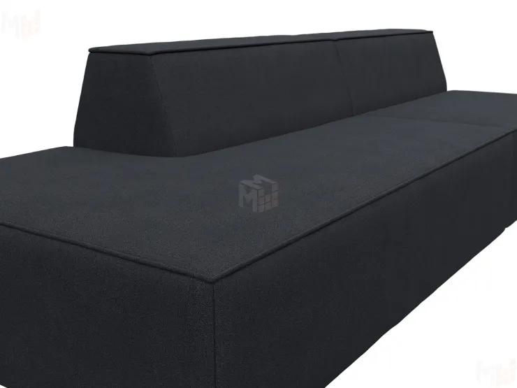 Диван прямой модульный Монс Модерн левый ( JOLY 16 темно-серый )