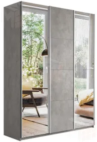 Шкаф-купе Прайм 3-х дверный Зеркало, ЛДСП 180 см