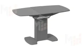 Стол обеденный Портофино - СМ(ТД)-105.01.11(1) Серое, Стекло серое матовое LUX