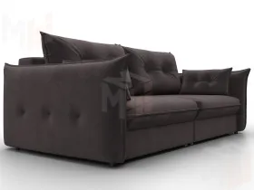Диван прямой Лига-100 НПБ ( SEVEN 727 коричневый )