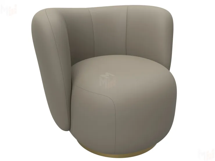 Кресло Лига-072 ( экокожа GRIFON 04 бежевый )