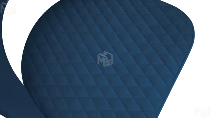 Стул Гэтсби К1К Черный муар, Велюр Confetti Blue