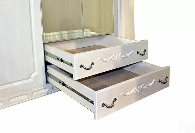 Шкаф 4-х дверный Мария-Луиза 4 Бодега Белый