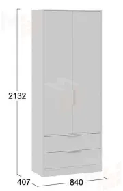 Шкаф для одежды Марли - 403.007.000 Белый