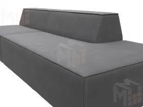 Диван прямой модульный Монс Модерн правый ( JOLY 13 серый )