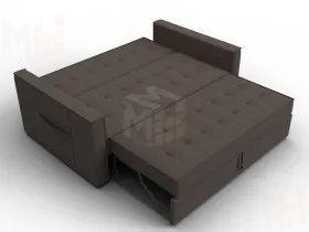 Диван прямой Лига-104 (140) ( Амур 05 коричневый )