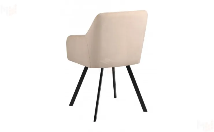 Кресло поворотное Барли Confetti cream/черный