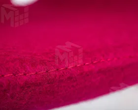 Кресло дизайнерское DOBRIN SWAN (бордо ткань AF5, алюминиевое основание)