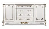 Комод Флоренция белый глянец