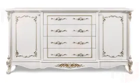 Комод Флоренция белый глянец