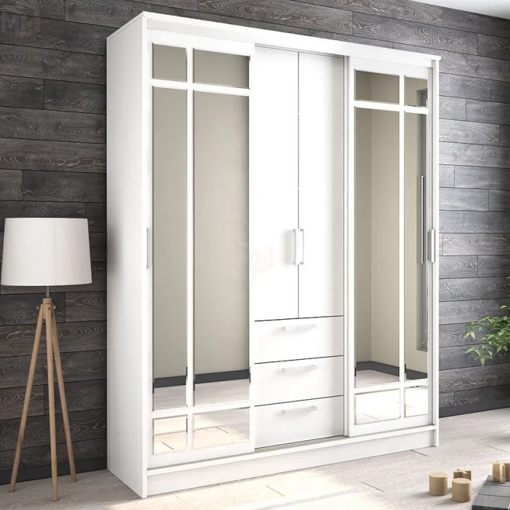 Шкаф-купе Маэстро (белый)