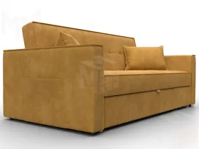 Диван прямой Лига-104 (160) ( BRUT 10 желтый )