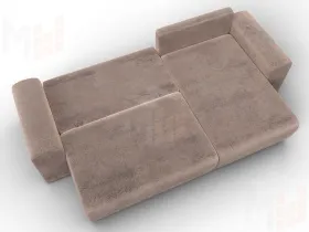 Диван угловой Лига-099 угол универсальный ( TOWER 05 бежевый )