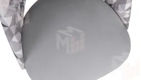 Стул Сириус тип 1 Белый матовый / тк. №123 / тк.121