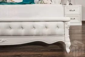 Кровать Мишель 160х200 см с подъёмным механизмом белый матовый