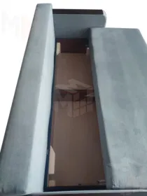 Еврософа  Амстердам - 3  серый велюр