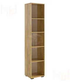 Шкаф Бери однодверный дуб крафт золотой/белое дерево