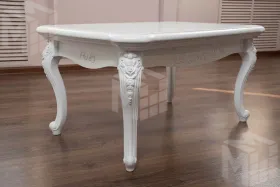 Столик прямоугольный Мишель белый матовый