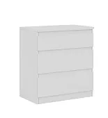 Комод Кастор 3 ящика белый
