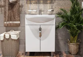 Тумба под умывальник "Амур 60" Стандарт без ящика Айсберг