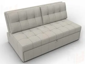 Диван прямой Лига-107 (160) ( Амур 02 бежевый )