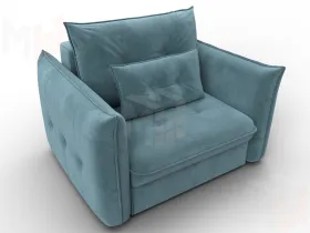 Кресло Лига-100 НПБ ( SEVEN 113 бирюзовый )