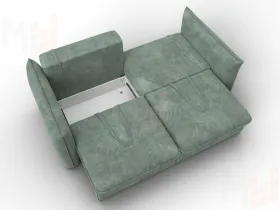 Диван прямой Лига-100 НПБ ( BRUT 08 зеленый )