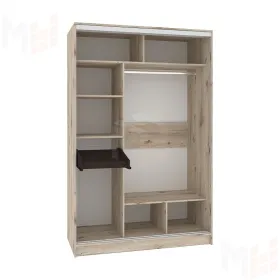 Шкаф-купе Strike 1350  Зеркало Гаскон пайн