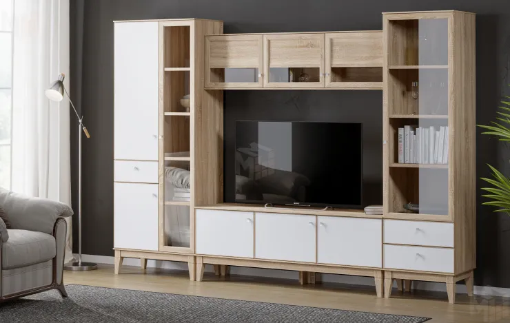 Шкаф МФН №500 со стеклом (МК-70)