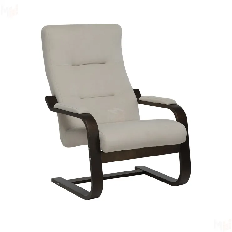 Кресло Leset Оскар NEW (Орех текстура/Bingo 02 (бежевый))