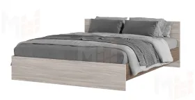 Кровать Басса КР-558 1600 шимо темный - шимо светлый