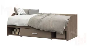 Кровать детская Симба шимо темный - кофе с молоком