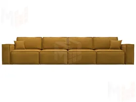 Диван прямой Лига-081 НПБ МегаЛонг ( BRUT 10 желтый )