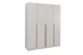 Шкаф 4-х створчатый Николь 24 Кашемир/Сатин