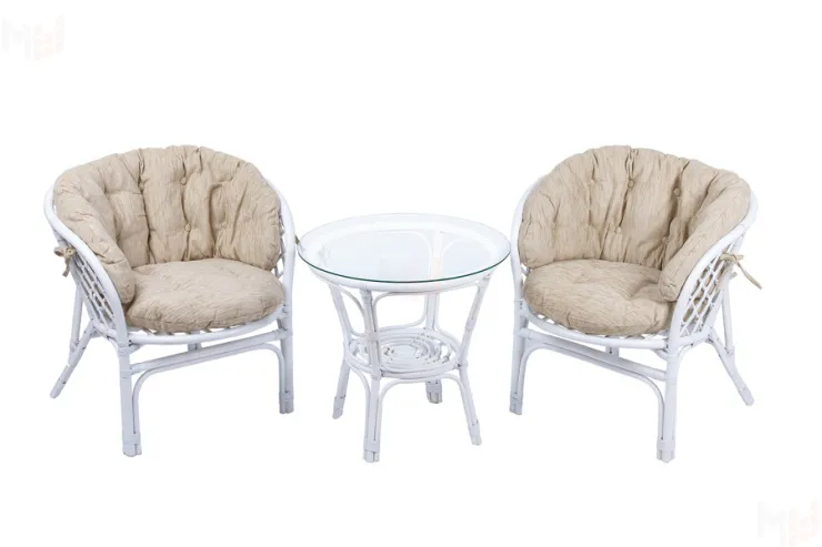 Комплект Багама Дуэт с бежевыми подушками