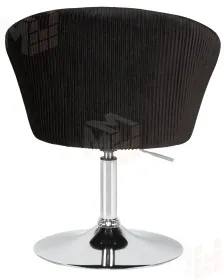 Кресло дизайнерское DOBRIN EDISON (черный велюр (1922-21))