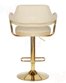 Стул барный DOBRIN CHARLY GOLD (бежевый велюр (MJ9-10))
