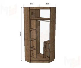 Детская мебель Фанки Тайм, композиция № 3