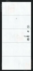 Входная металлическая дверь Граффити-1 Инсайд Snow Art