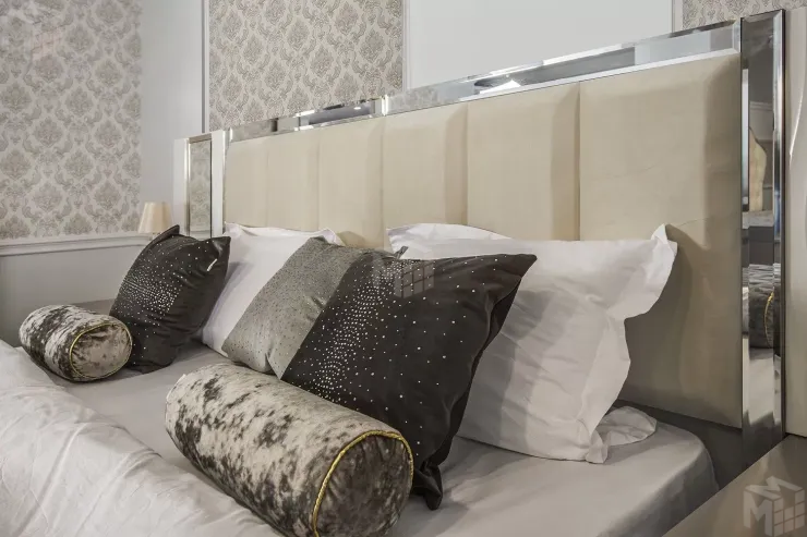 Кровать Гравита 180x200 см белый глянец